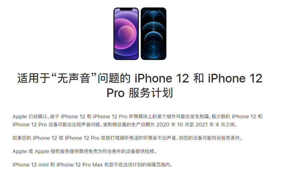 铜官苹果手机维修分享iPhone 12/Pro 拨打或接听电话时无声音怎么办 